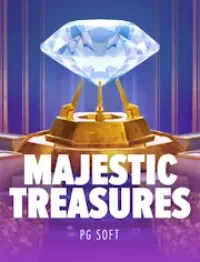 majestic treasures slot logo